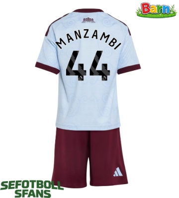 Aston Villa Johan Manzambi #44 Tredjeställ Barn 2026-27 Kortärmad (+ Korta byxor)